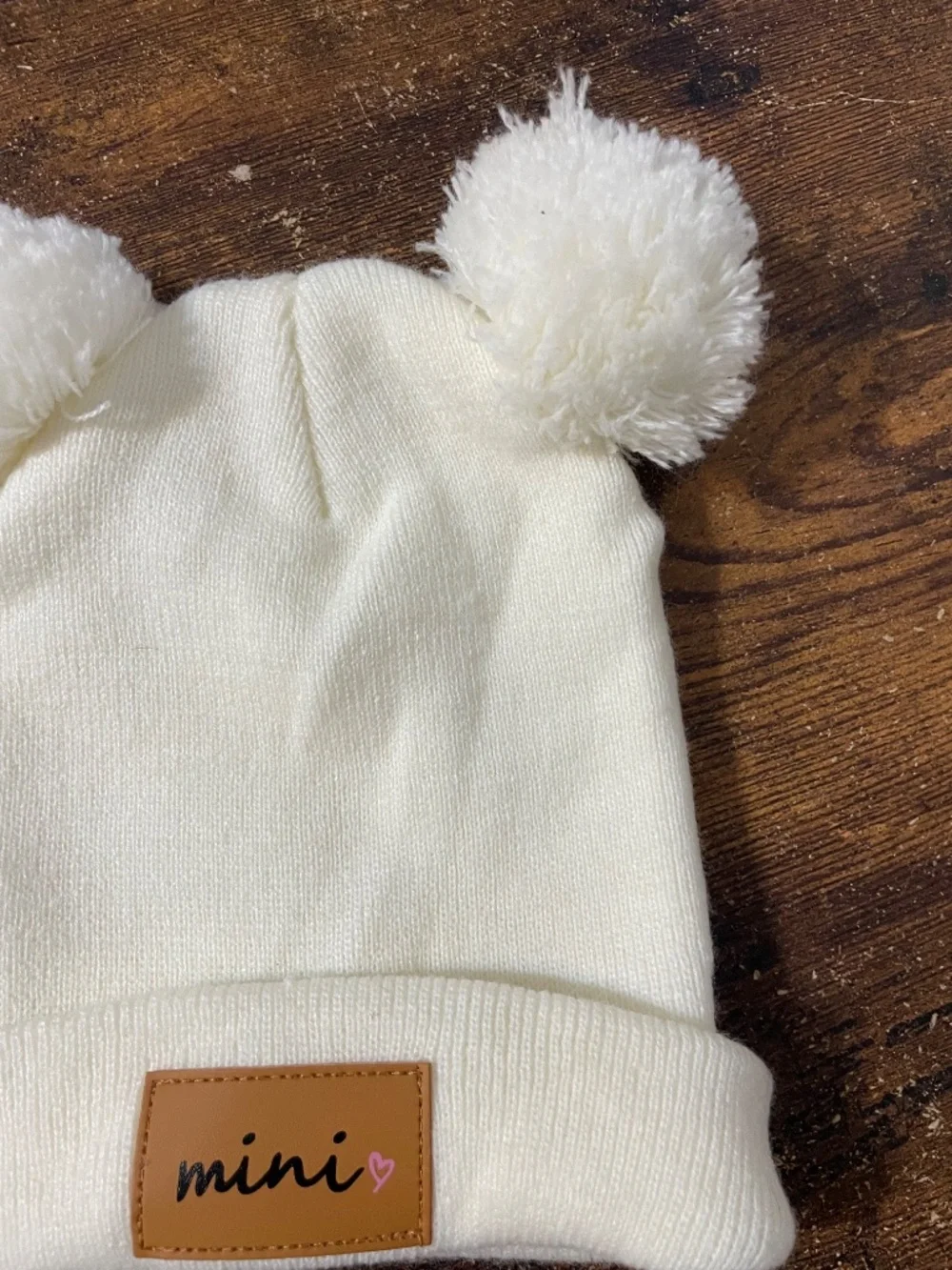 Minnie Mouse kids (girls) beanie one size white